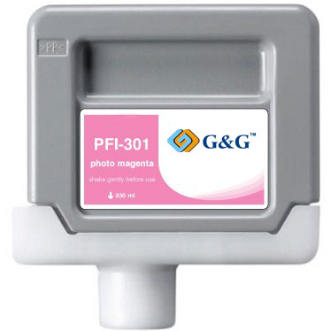 Premium Quality Photo Magenta Inkjet Cartridge compatible with Canon 1491B001 (PFI-301PM)