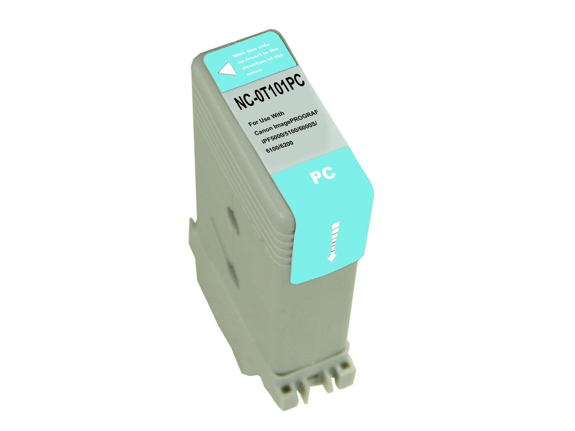 Premium Quality Cyan Photo Inkjet Cartridge compatible with Canon 0887B001AA (PFI-101PC)