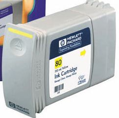 Premium Quality Yellow Inkjet Cartridge compatible with HP C4848A (HP 80XL)