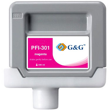 Premium Quality Magenta Inkjet Cartridge compatible with Canon 1488B001 (PFI-301M)