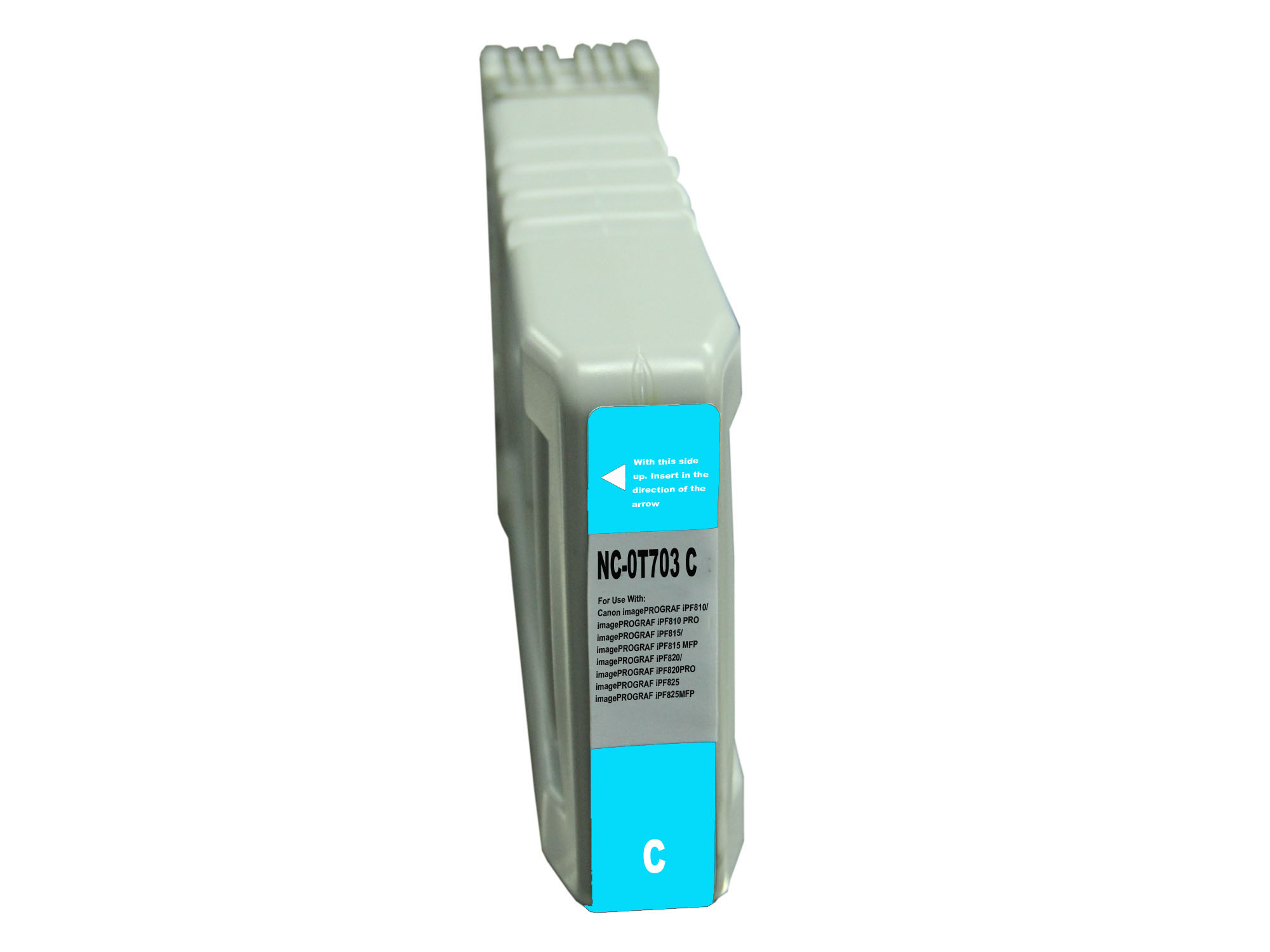 Premium Quality Cyan Inkjet Cartridge compatible with Canon 2964B001AA (PFI-703C)