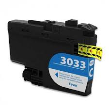 Premium Quality Cyan Super High Yield Inkjet Cartridge compatible with Brother LC3033C
