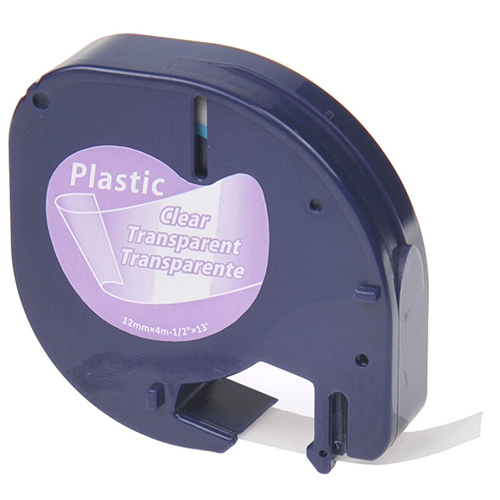 Premium Quality Black on Clear P-Touch Label Tape compatible with DYMO 16952