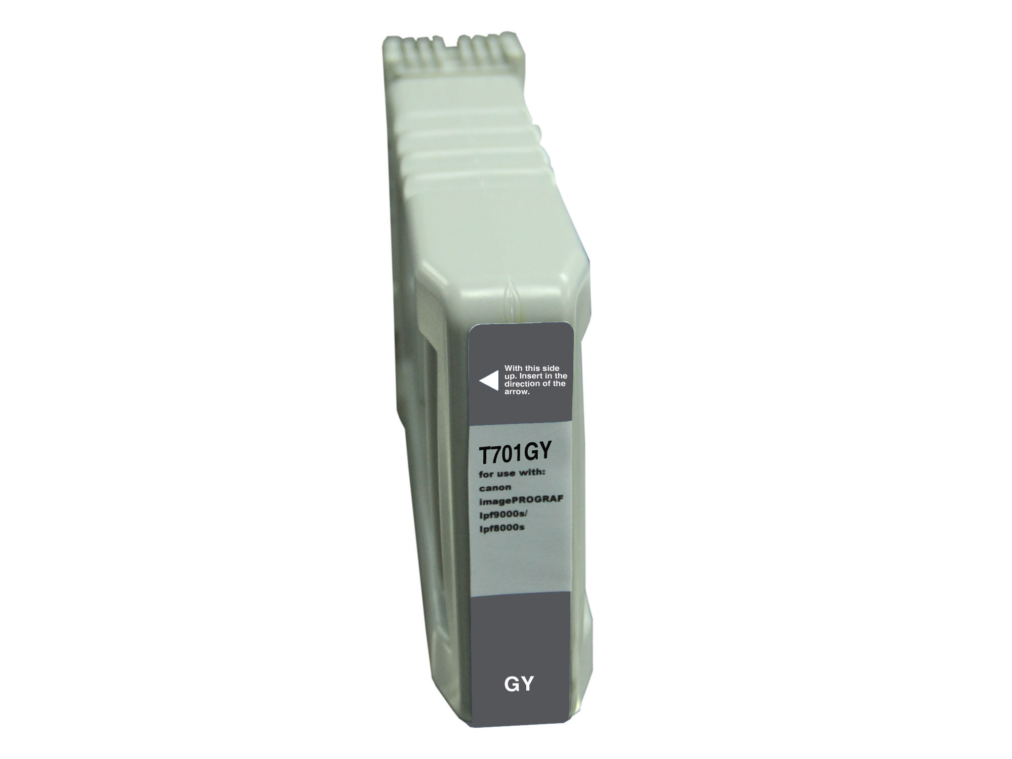 Premium Quality Gray Inkjet Cartridge compatible with Canon 0909B001 (PFI-701GY)