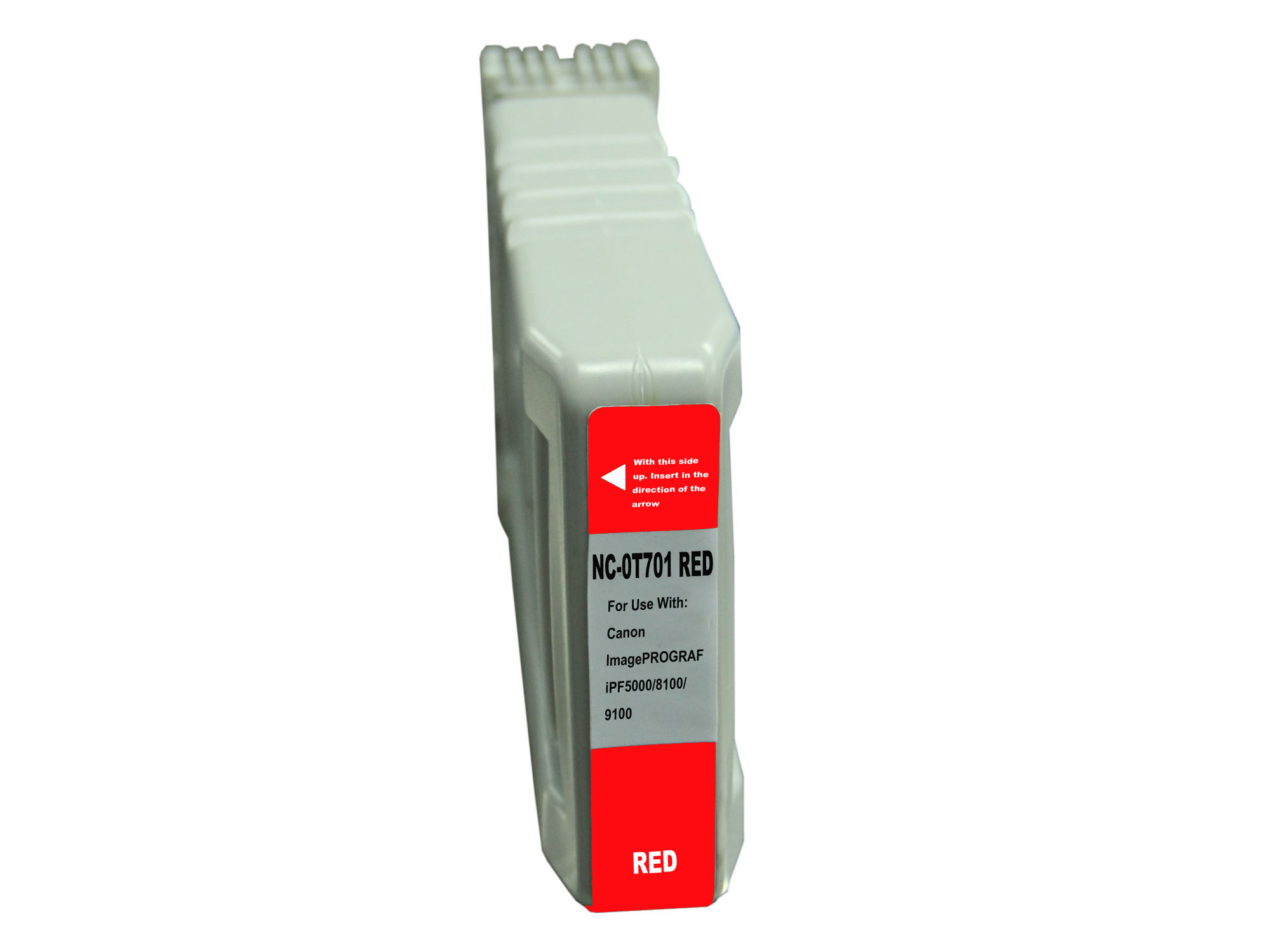 Premium Quality Red Inkjet Cartridge compatible with Canon 0906B001 (PFI-701R)