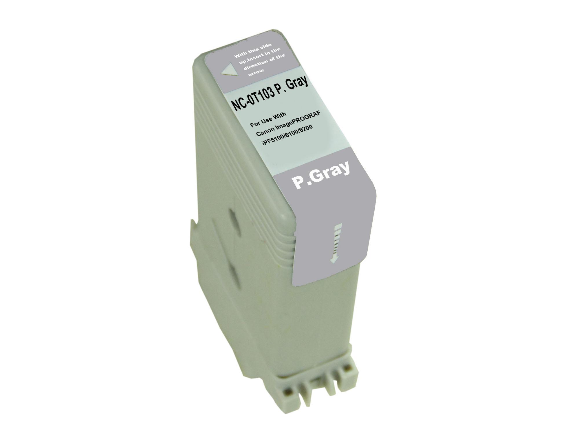 Premium Quality Photo Gray Pigment Inkjet Cartridge compatible with Canon 2214B001AA (PFI-103PGY)