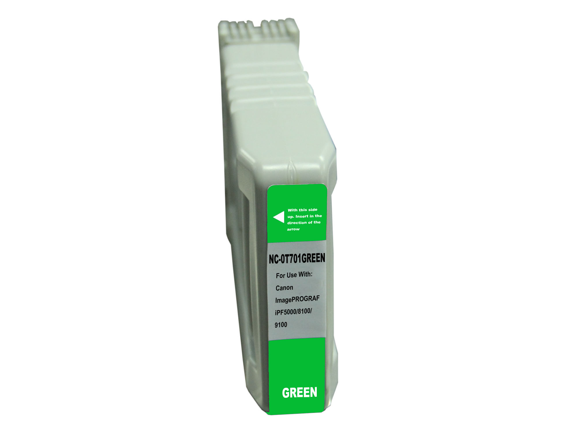 Premium Quality Green Inkjet Cartridge compatible with Canon 0907B001 (PFI-701G)