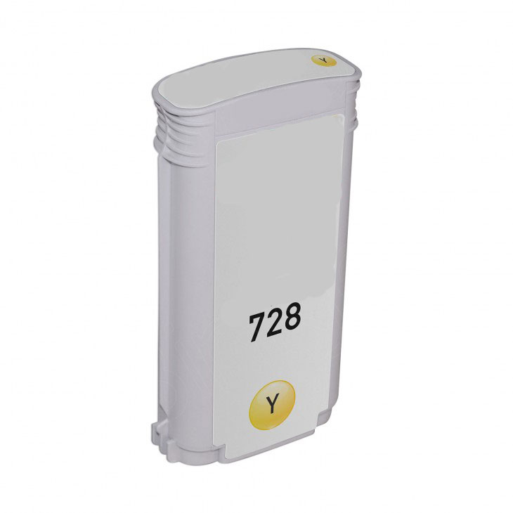 Premium Quality Yellow 130-ml Ink Cartridge compatible with HP F9J65A (HP 728)