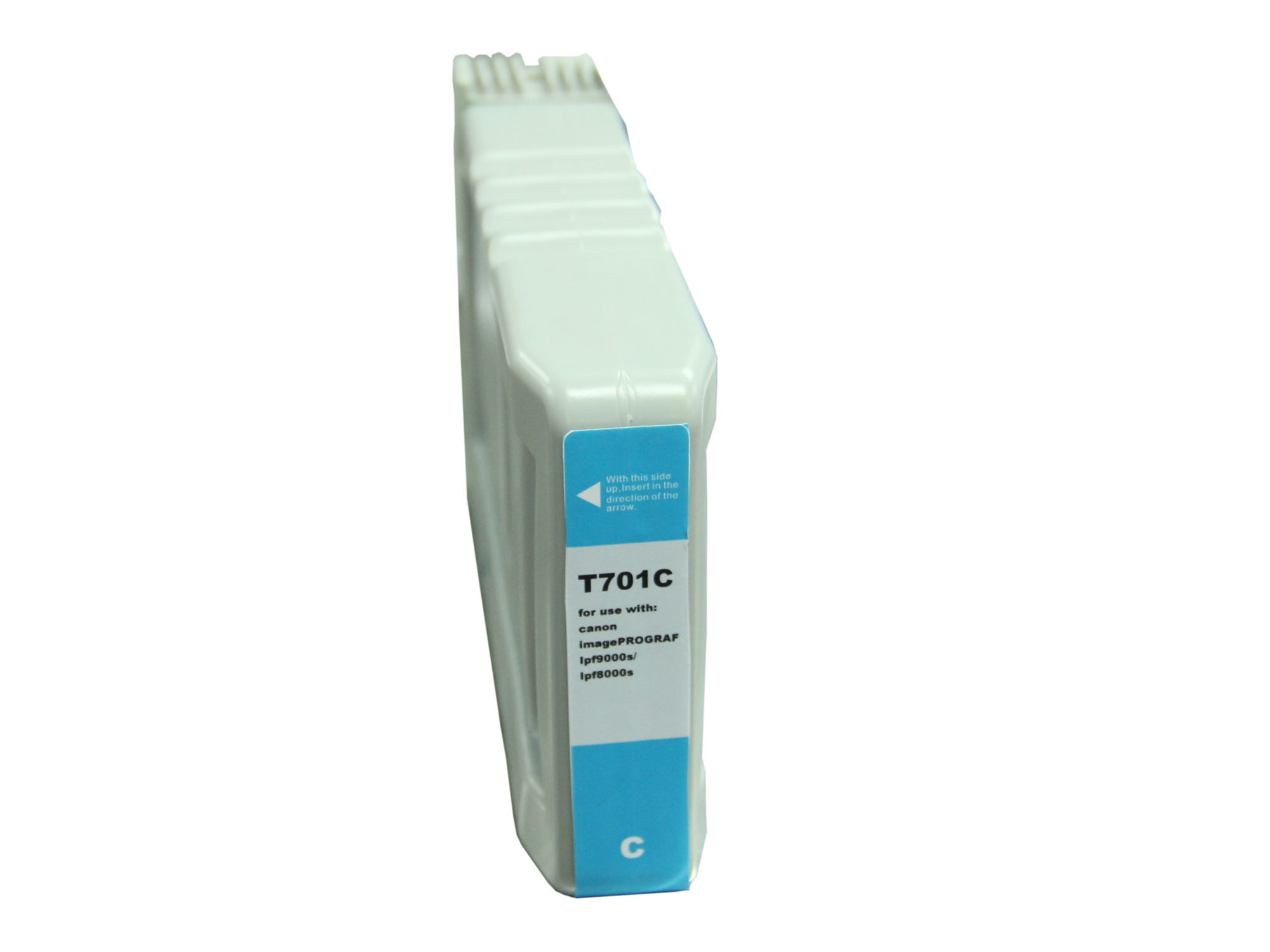 Premium Quality Cyan Inkjet Cartridge compatible with Canon 0901B001 (PFI-701C)