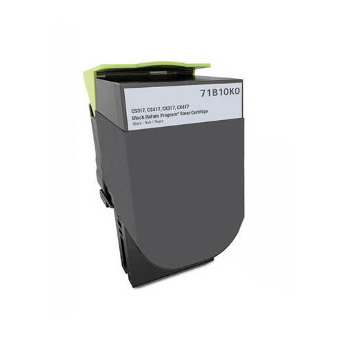 Premium Quality Cyan Toner Cartridge compatible with Lexmark 71B10C0