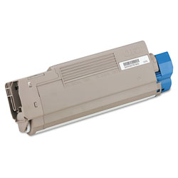Premium Quality Cyan Toner compatible with Okidata 43324403 (Type C8)