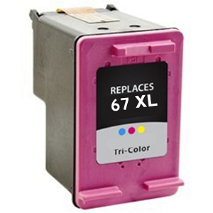 Premium 3YM58AN (HP 67X) Compatible High Yield HP Color Inkjet Cartridge