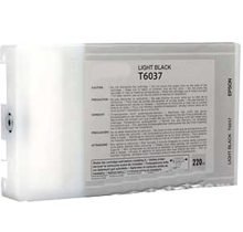 Premium Quality Light Black UltraChrome K3 Ink Cartridge compatible with Epson T603700