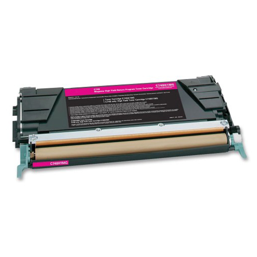 Premium Quality Magenta Toner compatible with Lexmark X746A1MG