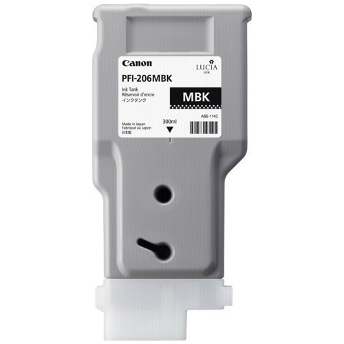 Premium Quality Matte Black Ink Cartridge compatible with Canon 5302B001 (PFI-206MBK)