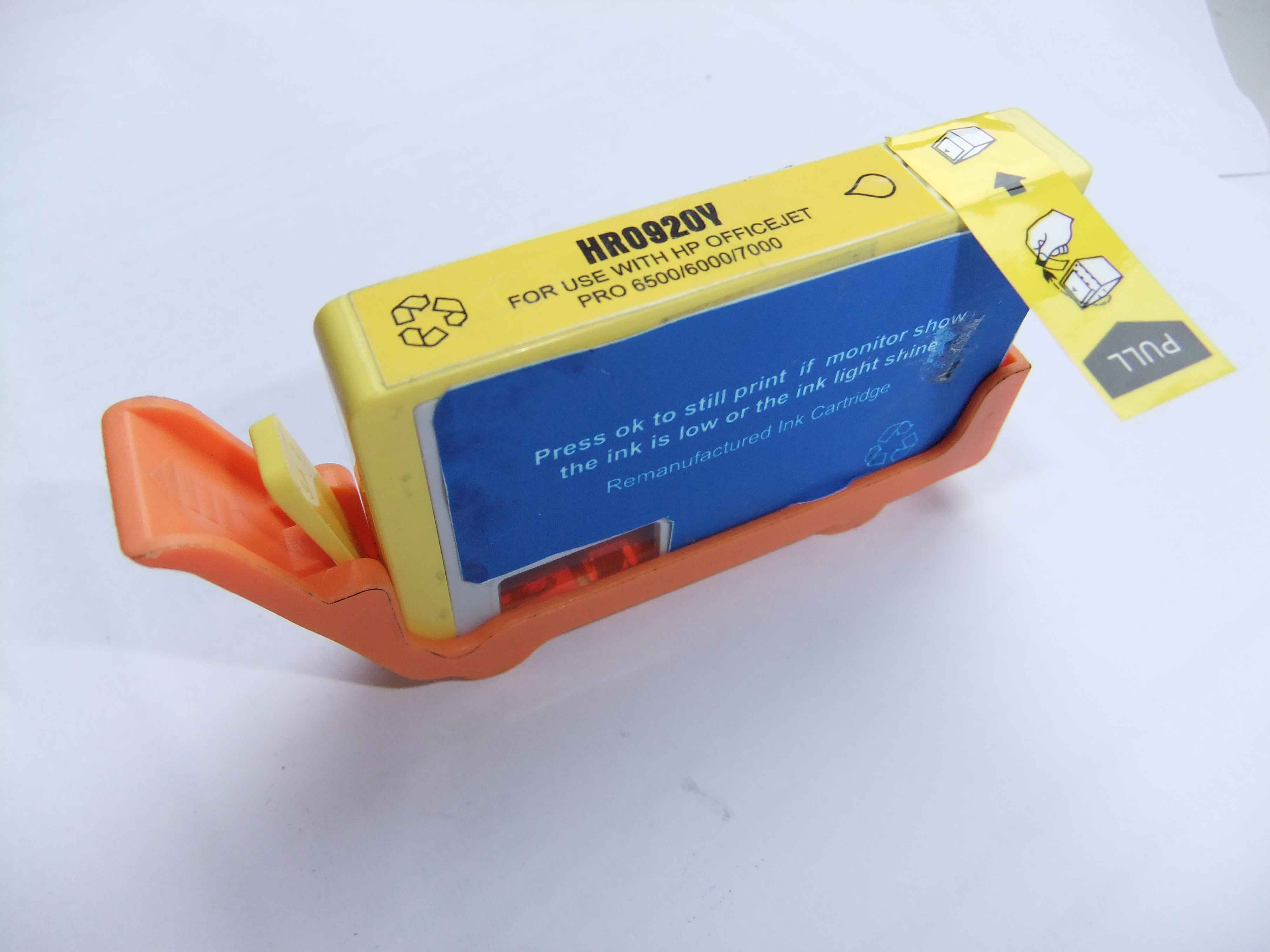 Premium Quality Yellow Inkjet Cartridge compatible with HP CD974AN (HP 920XL)