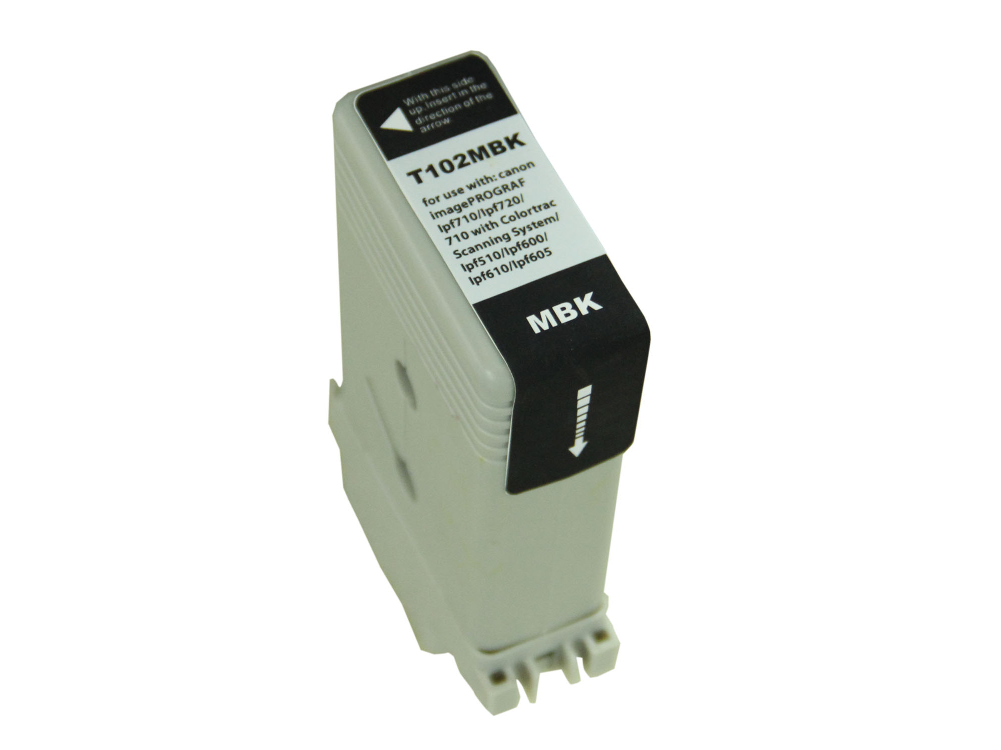 Premium Quality Matte Black Inkjet Cartridge compatible with Canon 0894B001 (PFI-102MBk)