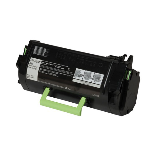 Premium Quality Black Toner compatible with Lexmark 52D1000 (Lexmark 521)