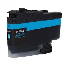 Premium Quality Cyan Ultra High Yield Inkjet Cartridge compatible with Brother LC3035C