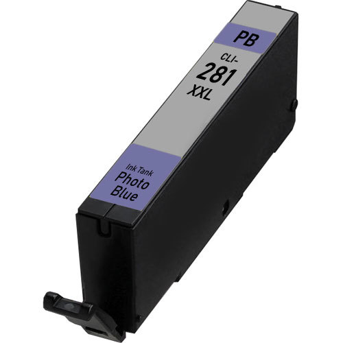 Premium Quality Photo Blue Extra High Capacity Ink Tank compatible with Canon 1984C001 (CLI-281 XXL)