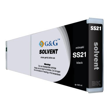 Premium Quality Black Mid-Solvent Ink compatible with Mimaki SS21 Bk-440