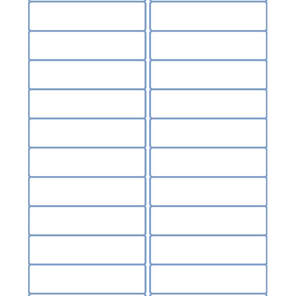 Premium Quality Address Labels compatible with Avery 5161 (100 sheets per pack)