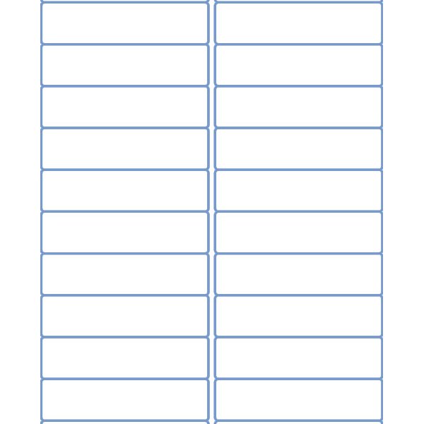 Premium Quality Address Labels compatible with Avery 5161 (100 sheets per pack)