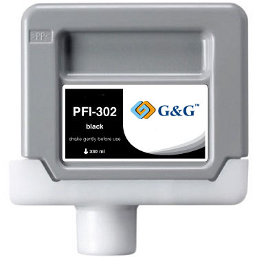 Premium Quality Black Inkjet Cartridge compatible with Canon 2216B001AA (PFI-302Bk)