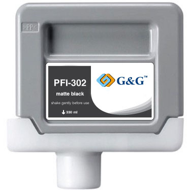 Premium Quality Matte Black Inkjet Cartridge compatible with Canon 2215B001AA (PFI-302MBK)