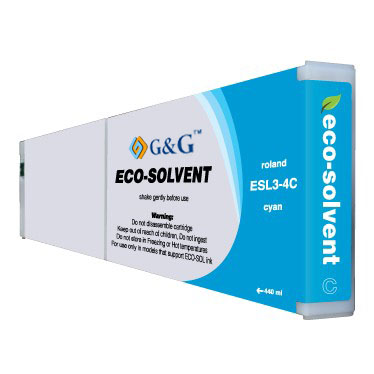 Premium Quality Cyan Eco Sol-Max Ink compatible with the Roland ESL3-4CY