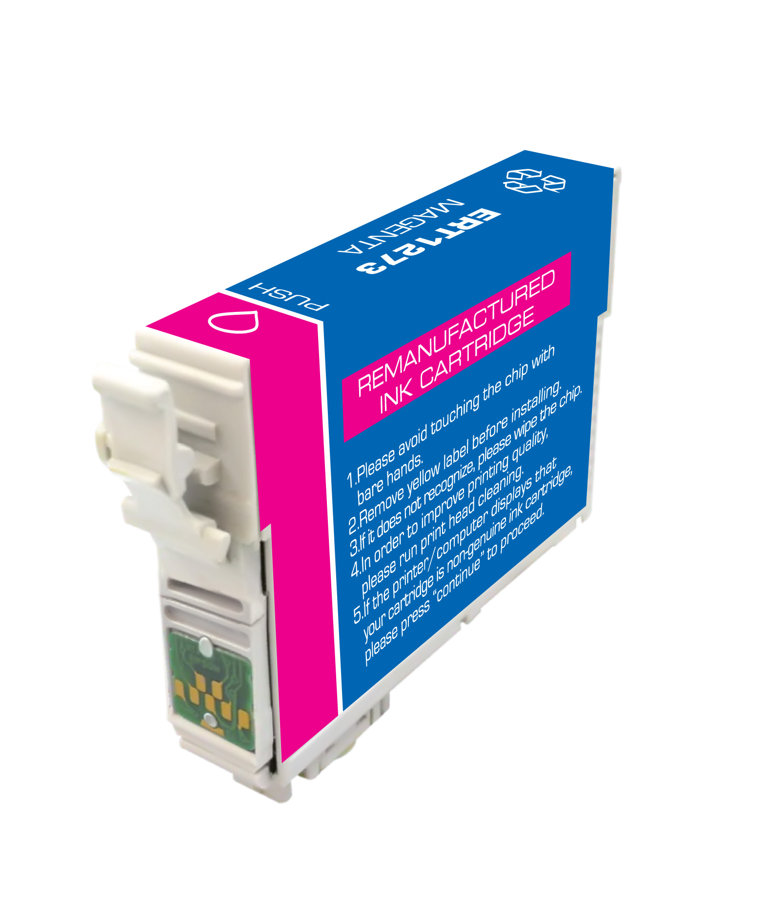Premium Quality High Capacity Magenta Inkjet Cartridge compatible with the Epson (T127) T127320