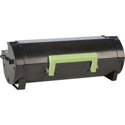 Lexmark Compliant Black Toner Cartridge compatible with Lexmark 50F1U00 (Lexmark 501U)