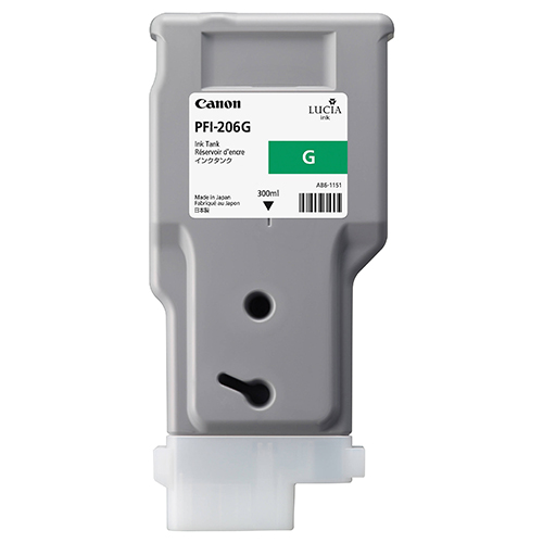 Premium Quality Green Ink Cartridge compatible with the Canon (PFI-206Green) 5310B001