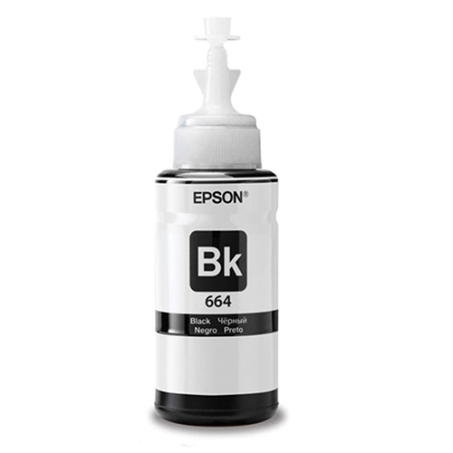 Premium Quality Black Ecotank Ink Bottle compatible with the Epson (Epson 664) T664120