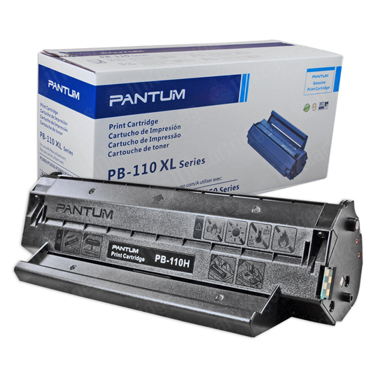 Genuine OEM High Yield Black Laser Toner Cartridge compatible with the PantumPB-110H