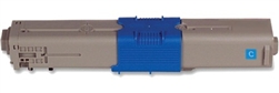 Premium Quality Cyan Toner Cartridge compatible with the Okidata 44469703