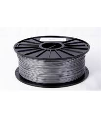 Premium Quality Silver PLA 3D Filament compatible with the Universal PFPLASIL