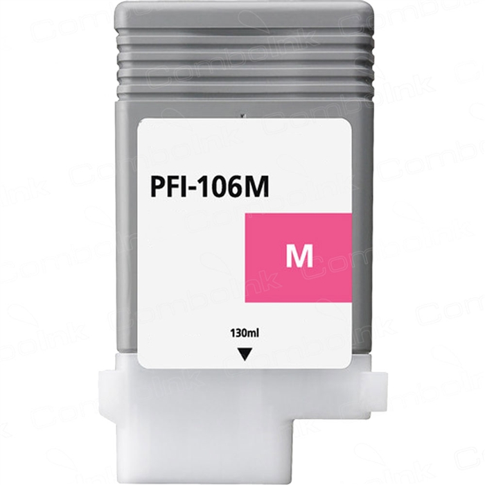 Premium Quality Magenta Inkjet Cartridge compatible with the imagePROGRAF iPF6300 (PFI-106M) 6623B001AA