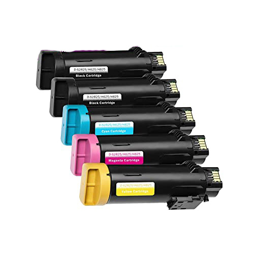 Premium Quality Black. Cyan. Magenta. Yellow Toner Cartridges compatible with Dell 593-BBOW. 593-BBOX. 593-BBOY. 593-BBOZ