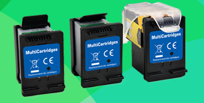 Ninestar Eco-saver inkjet for N9J92AN (HP 64XL Black) . equal to 3 HP 64xl Bk Cartridges