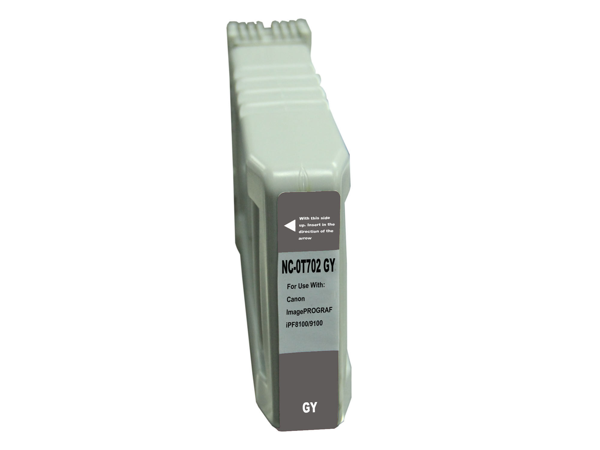 Premium Quality Gray Inkjet Cartridge compatible with the Canon PFI702GY