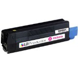 Premium Quality Magenta Toner compatible with the Okidata 43324418