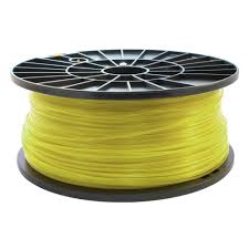 Premium Quality Yellow PLA 3D Filament compatible with the Universal PFPLAYL