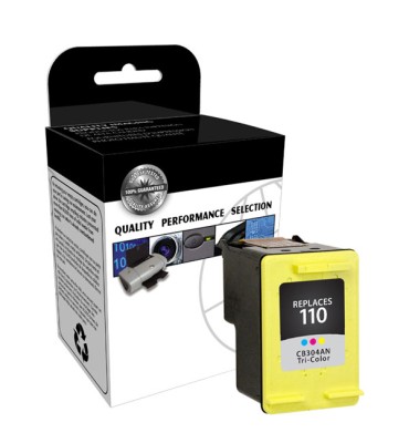 Premium Quality Tri-Color Inkjet Cartridge compatible with the HP (HP 110) CB304AN