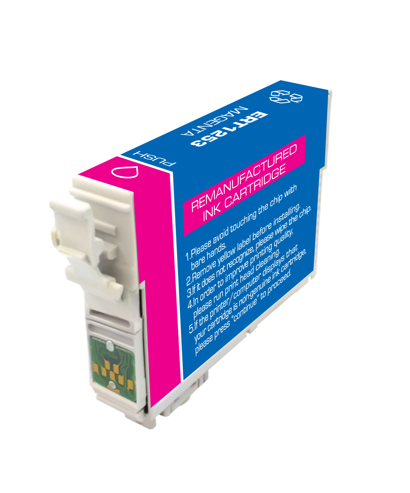 Premium Quality Magenta Inkjet Cartridge compatible with the Epson (T1253) T125320