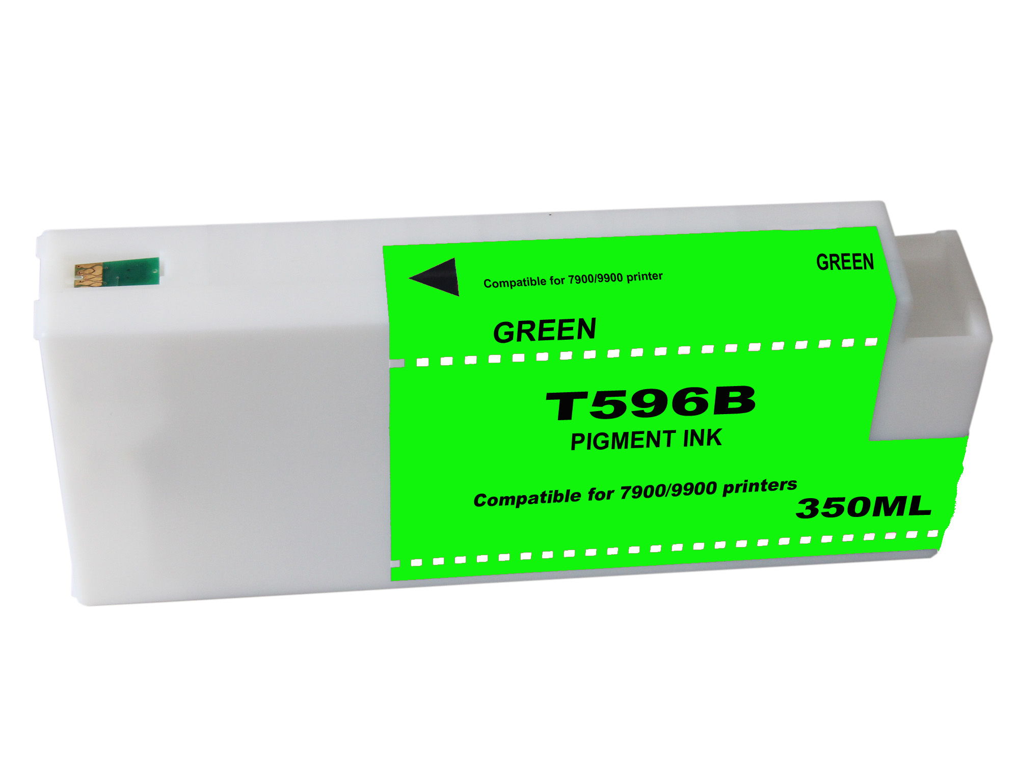 Premium Quality Green Inkjet Cartridge compatible with the Epson T596B00