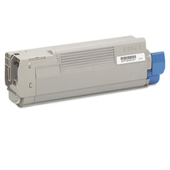 Premium Quality Black Toner Cartridge compatible with the Okidata 43865720 (8000 page yield)