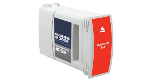 Premium Quality Red Inkjet Cartridge compatible with the Neopost 4127978B