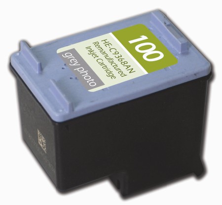Premium Quality Photo Gray Inkjet Cartridge compatible with the HP (HP 100) C9368AN