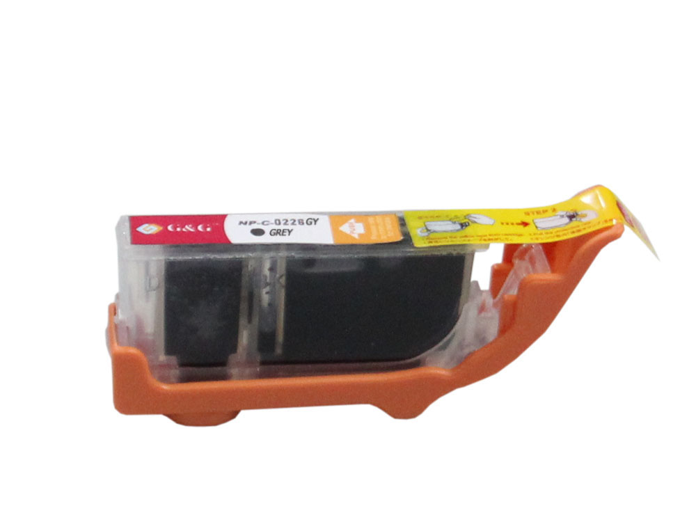 Premium Quality High Yield Gray Inkjet Cartridge compatible with the Canon CLI-226GY